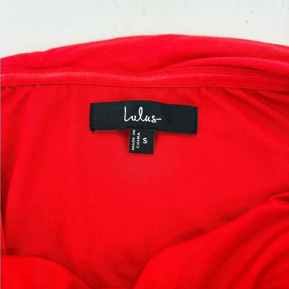 Lulus Red Strapless Homecoming Dress S Brilliant Red Prom fitted corset